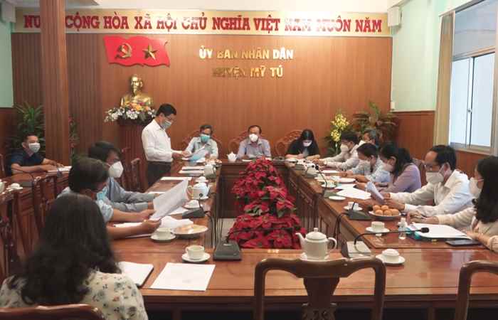 Đoàn khảo sát công tác hòa giải cơ sở của HĐND tỉnh làm việc tại huyện Mỹ Tú