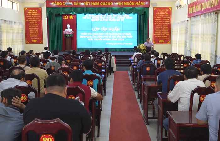 Huyện uỷ Mỹ Tú làm việc tại xã Mỹ Tú và xã Phú Mỹ 