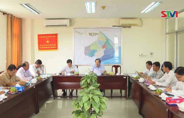 Đoàn Kiểm tra của tỉnh làm việc với Sở Giao thông vận tải