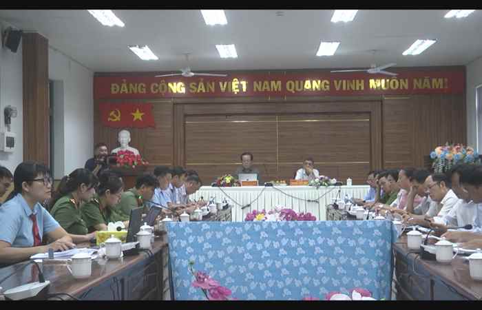 Đoàn Kiểm tra, giám sát Đề án 06 làm việc tại huyện Châu Thành
