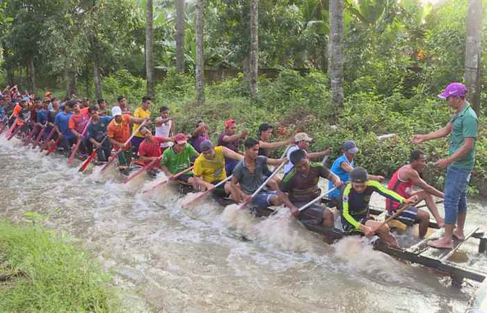 Đội ghe Ngo chùa Săng Ke tích cực tập luyện