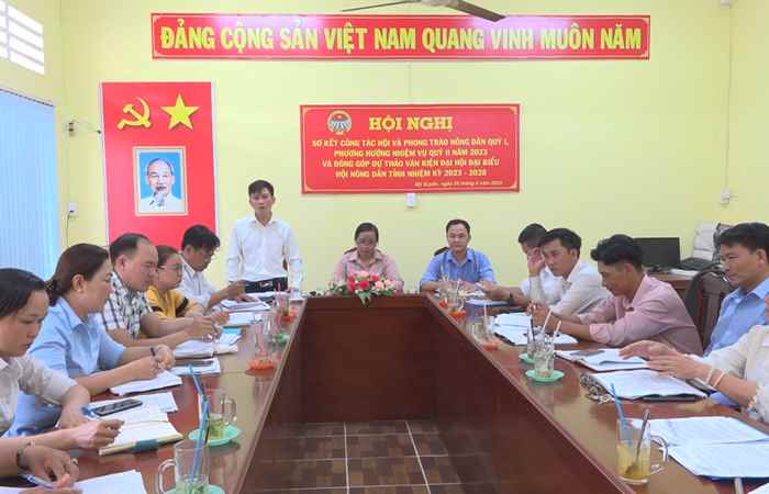 Mỹ Xuyên: 1.080 lượt ý kiến đóng góp dự thảo văn kiện Đại hội Hội Nông dân tỉnh, huyện  