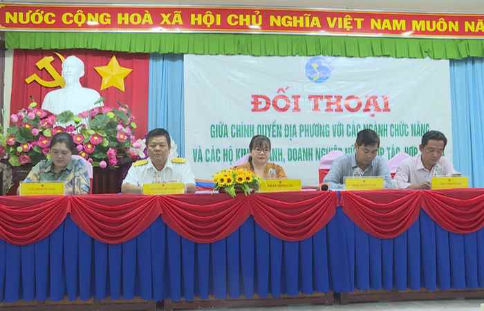 Mỹ Xuyên: Đối thoại giữa Chính quyền, ngành chức năng với hộ kinh doanh, doanh nghiệp nữ, Tổ hợp tác, Hợp tác xã  
