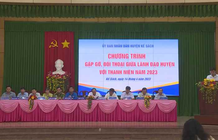 Kế Sách: Lãnh đạo huyện gặp gỡ, đối thoại với Thanh niên  