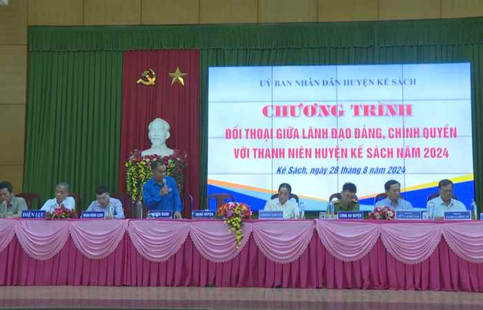 Kế Sách: Lãnh đạo huyện gặp gỡ đối thoại với Thanh niên