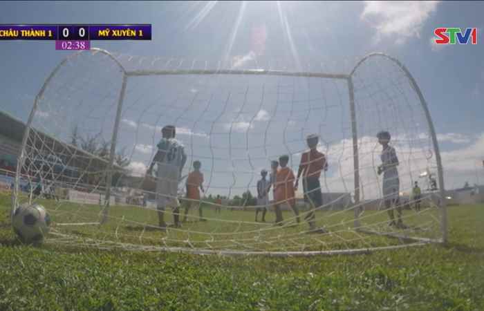 Giải bóng đá nhi đồng tranh Cúp STV lần thứ I/2017 - Châu Thành 1 vs Mỹ Xuyên 1  29-10-2017