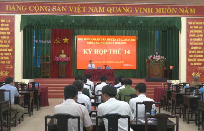 HĐND huyện Cù Lao Dung tổ chức kỳ họp chuyên đề thứ 14