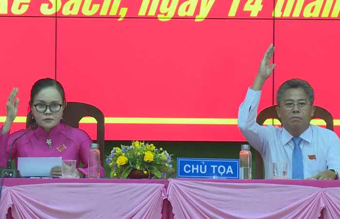 Kỳ họp thứ 9 - HĐND huyện Kế Sách khóa XII 