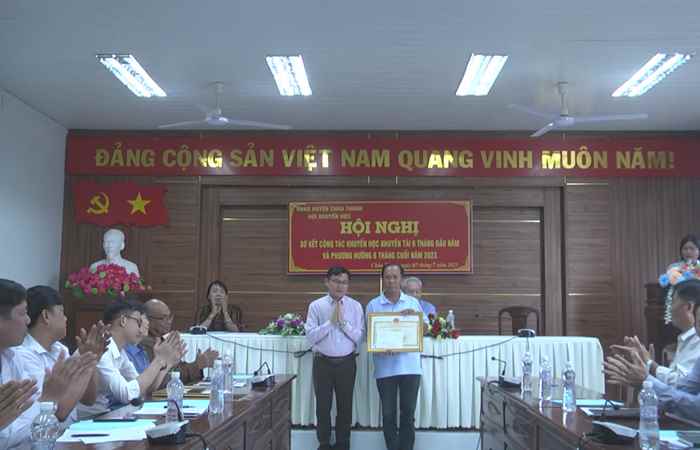 Hội Khuyện học huyện Châu Thành sơ kết 6 tháng đầu năm 2023