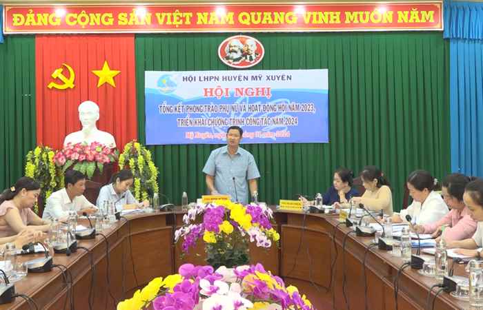 Hội LHPN huyện Mỹ Xuyên tổng kết công tác năm 2023