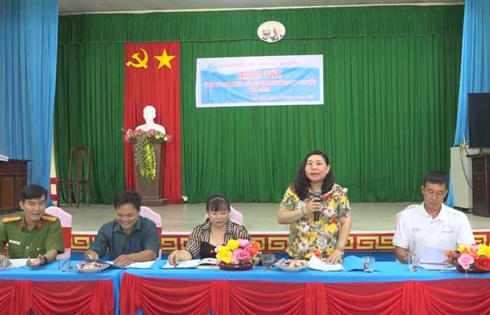 Mỹ Xuyên: Hội Liên hiệp Phụ nữ giám sát về “Công tác bảo vệ và hỗ trợ nạn nhân bị bạo lực gia đình”