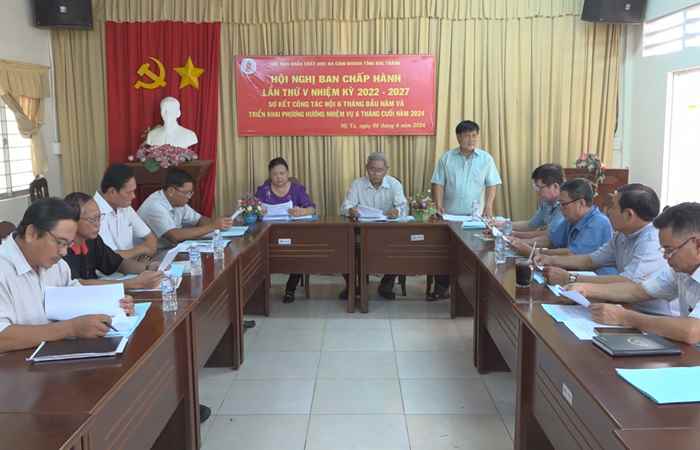 Mỹ Tú: Hội Nạn nhân chất độc da cam sơ kết 6 tháng đầu năm 2024