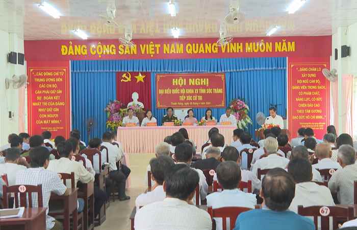 Mỹ Tú: Hội nghị Ban Chấp hành Đảng bộ huyện lần thứ 17 