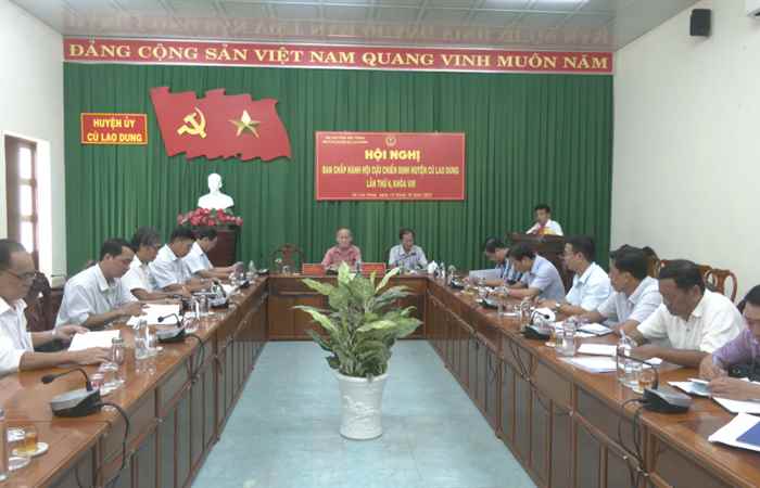 Hội Cựu chiến binh huyện Cù Lao Dung sơ kết quý III năm 2023