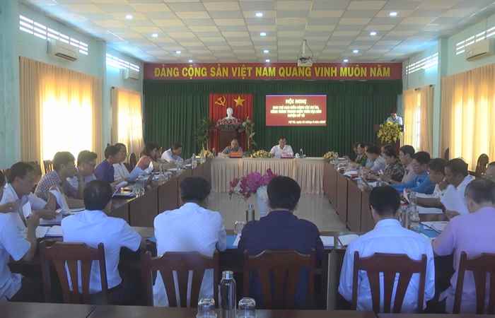 Mỹ Tú: Hội nghị Ban Chỉ đạo điều hành các dự án, công trình trọng điểm trên địa bàn  