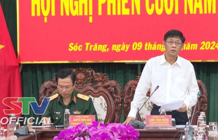 Hội nghị Đảng ủy Quân sự tỉnh Sóc Trăng phiên cuối năm