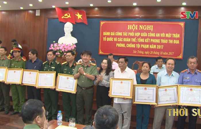 Hội nghị đánh giá công tác phối hợp giữa Công an với MTTQ, các đoàn thể