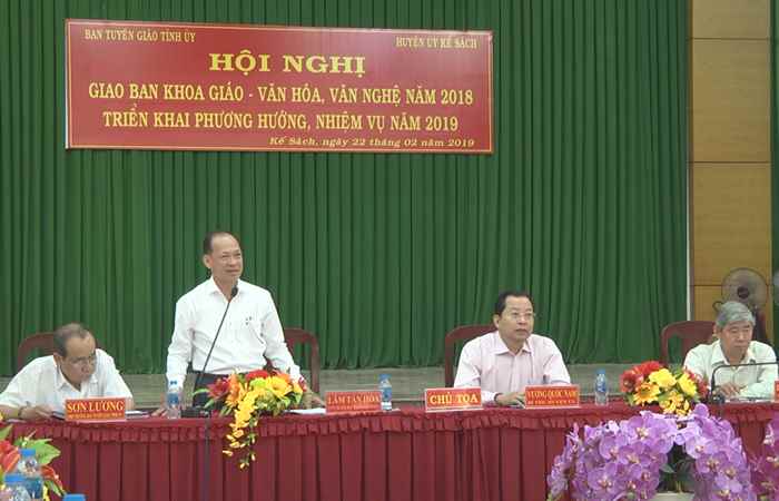 Hội nghị giao ban công tác Khoa giáo, Văn hóa - Văn nghệ năm 2018