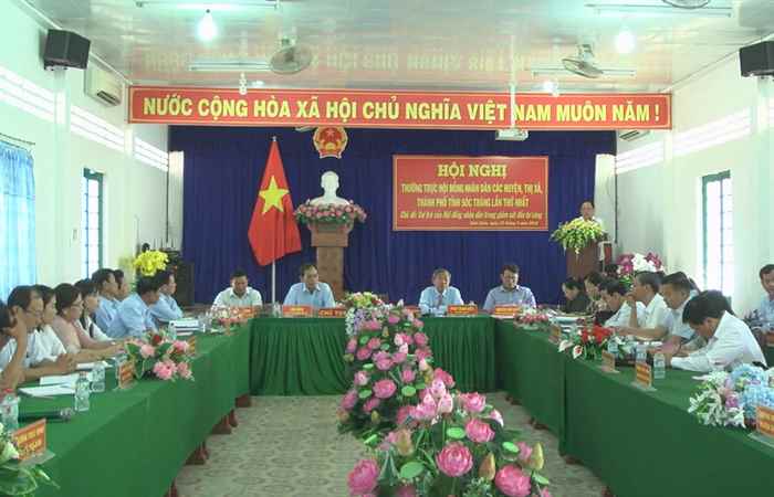 Hội nghị giao ban thường trực HĐND các huyện, thị xã, thành phố tỉnh Sóc Trăng lần thứ nhất