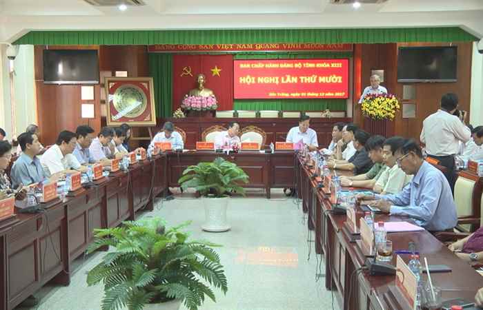 Hội nghị lần thứ 10 Ban Chấp hành Tỉnh ủy Sóc Trăng