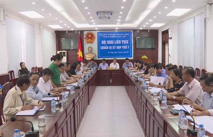 Hội nghị liên tịch chuẩn bị kỳ họp thứ 7 HĐND tỉnh Sóc Trăng khóa IX