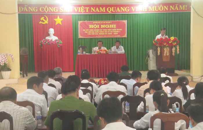 Huyện Cù Lao Dung sơ kết giữa nhiệm kỳ thực hiện Nghị quyết đại hội Đại biểu Đảng bộ xã An Thạnh 1, nhiệm kỳ 2020-2025 