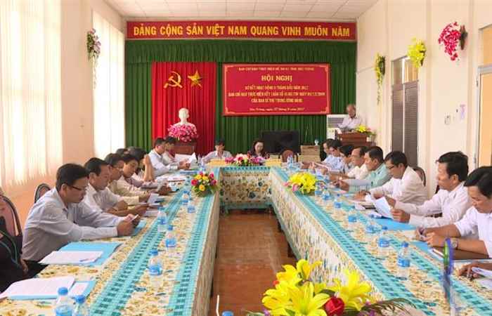 Hội nghị sơ kết hoạt động 9 tháng đầu năm 2017 Ban Chỉ đạo thực hiện Kết luận số 61 của Ban Bí thư Trung ương Đảng