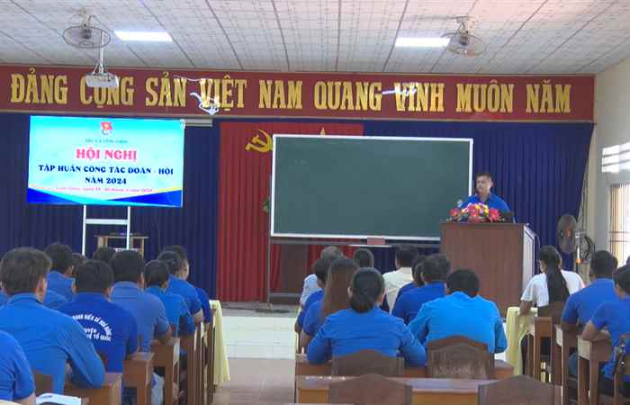 Vĩnh Châu: Tập huấn công tác đoàn, hội năm 2024