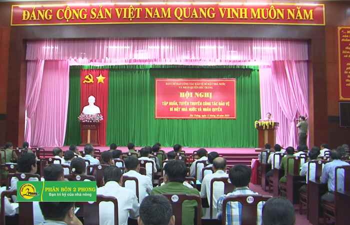 Hội nghị tập huấn công tác tuyên truyền bảo vệ bí mật nhà nước và nhân quyền năm 2018