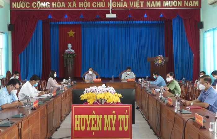 Đến cuối tháng 11-2021, Mỹ Tú đã xuống giống 11.000 ha lúa Đông -Xuân