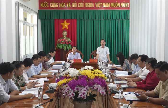 Huyện Mỹ Tú xem xét Quy hoạch chung thị trấn Hỳnh Hữu Nghĩa đến năm 2035