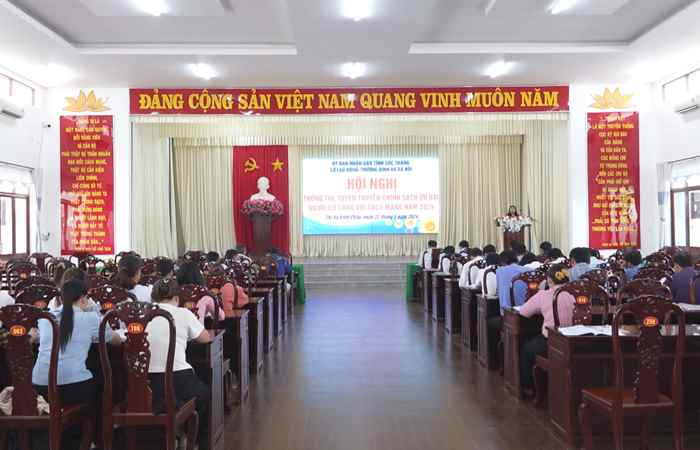 Vĩnh Châu: Hội nghị thông tin tuyên truyền chính sách ưu đãi người có công