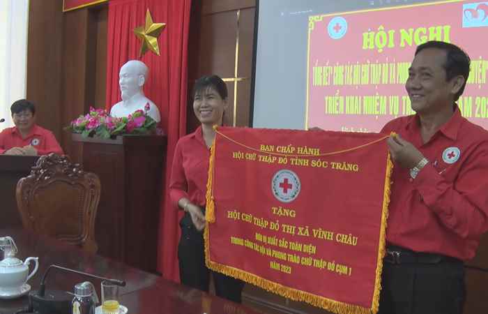 Vĩnh Châu: Tổng kết công tác Hội Chữ thập đỏ năm 2023