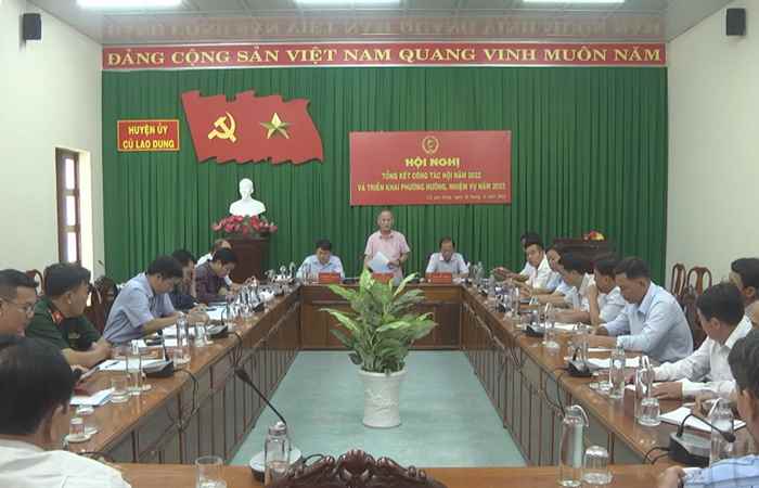 Hội Cựu chiến binh Cù Lao Dung triển khai công tác năm 2023