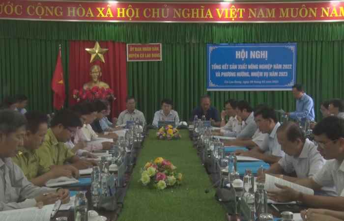 Huyện Cù lao Dung tổng kết công tác sản xuất nông nghiệp năm 2022