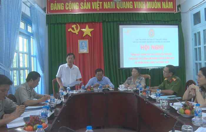 Cù Lao Dung: Tổng kết công tác thi hành án dân sự năm 2023