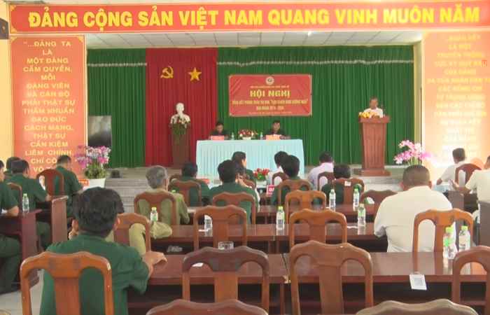 Trần Đề: Hội Cựu Chiến binh Thị trấn tổng kết phong trào thi đua gương mẫu  