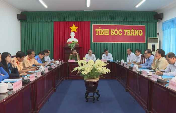 Hội nghị trực tuyến sơ kết công tác đảm bảo trật tự, an toàn giao thông quý I