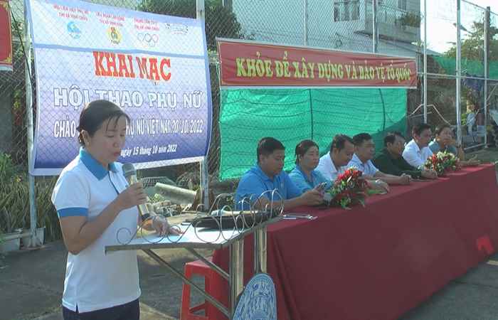 Vĩnh Châu: Hội Phụ nữ tổ chức Hội thao 20 tháng 10
 
 