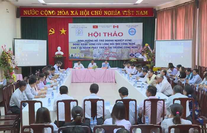 Hội thảo định hướng hỗ trợ doanh nghiệp vùng ĐBSCL đổi mới công nghệ-thiết bị nhằm phát triển thị trường công nghệ.