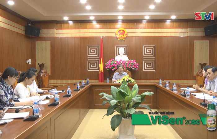 Họp bàn về lộ trình giá dịch vụ thoát nước trên địa bàn tỉnh Sóc Trăng