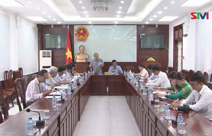 Họp phân công phục vụ kỳ họp thứ 7 HĐND tỉnh Sóc Trăng khóa IX