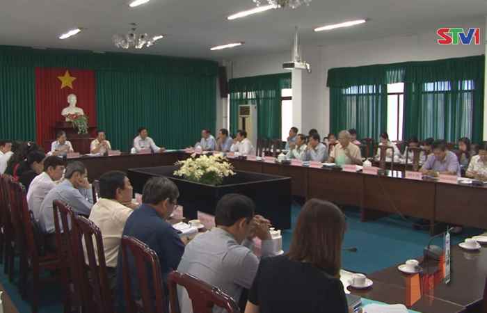 Họp thông qua dự thảo các tờ trình Nghị quyết trình HĐND tỉnh khóa IX

