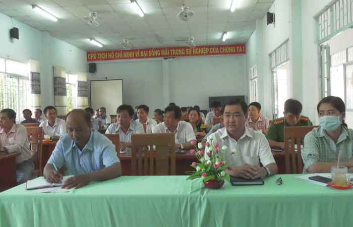 Tổ Đại biểu HĐND tỉnh (đơn vị huyện Châu Thành) đóng góp Văn bản Kỳ họp giữa năm 2022 của HĐND tỉnh, khóa X 
