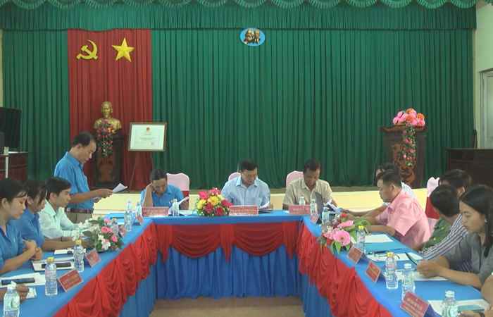Huyện ủy Mỹ Xuyên kiểm tra tại các xã Đại Tâm, Thạnh Phú và Thạnh Quới