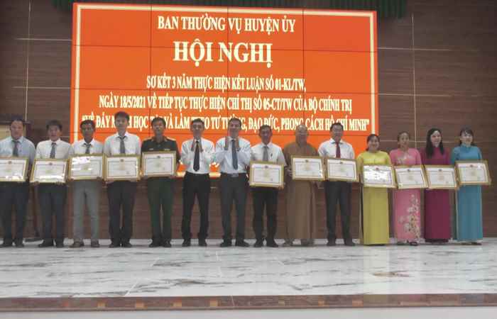 Huyện Châu Thành sơ kết 3 năm thực hiện Kết luận số 01-KL-TW của Bộ Chính trị