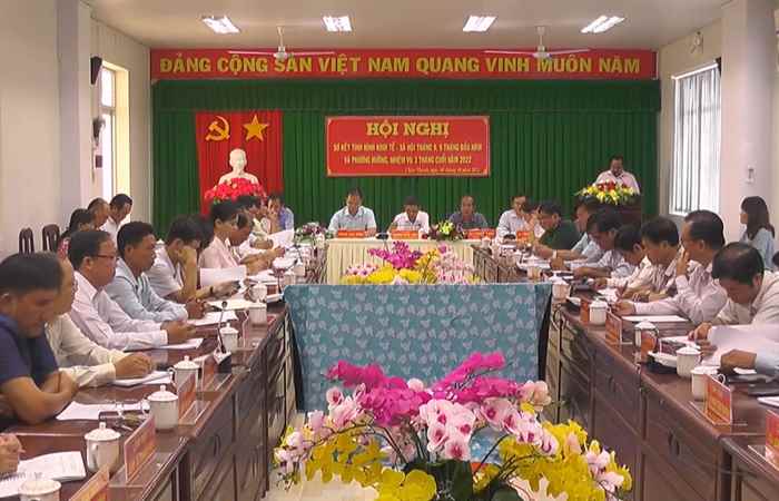 Châu Thành đề ra phương hướng, nhiệm vụ kinh tế - xã hội các tháng cuối năm