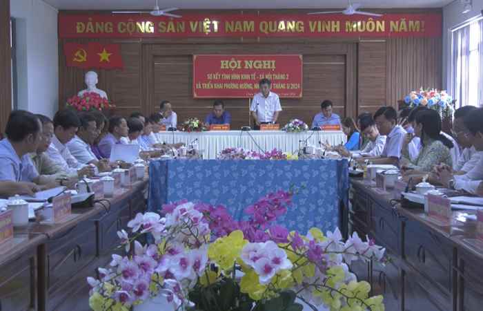 Huyện Châu Thành sơ kết tình hình kinh tế - xã hội tháng 2 - 2024