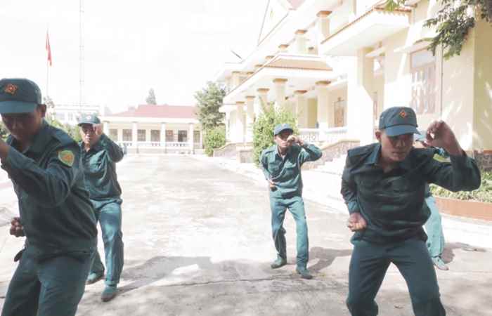  Châu Thành: Ban Chỉ huy quân sự tổ chức hội thao Trung đội Dân- Quân cơ động