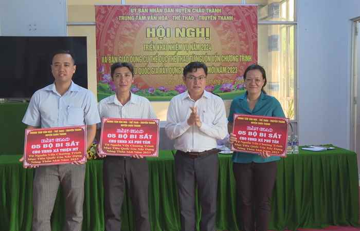 Châu Thành: Trung tâm Văn hóa - Thể thao - Truyền thanh tổng kết năm 2023